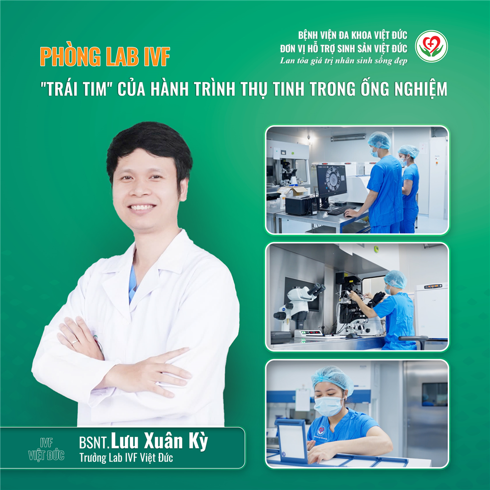 Phòng Lab IVF – Trái tim của hành trình thụ tinh trong ống nghiệm tại Bệnh viện Đa khoa Việt Đức