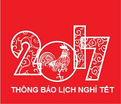 Thông báo nghỉ Tết Đinh Dậu 2017
